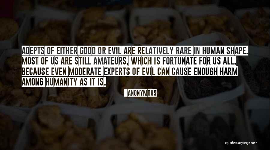 Cause Of Evil Quotes By Anonymous