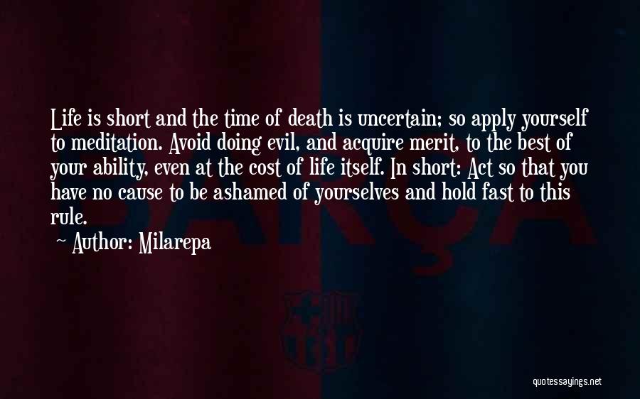 Cause Of Evil Quotes By Milarepa