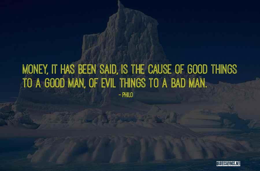 Cause Of Evil Quotes By Philo