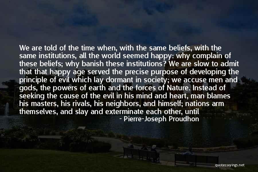 Cause Of Evil Quotes By Pierre-Joseph Proudhon