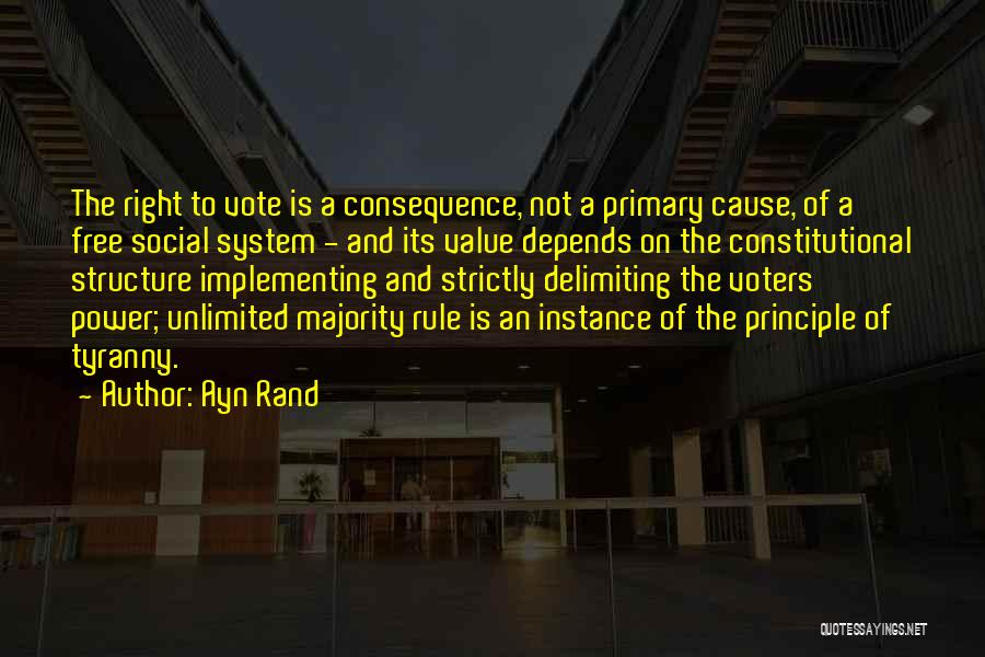 Cause Of Liberty Quotes By Ayn Rand