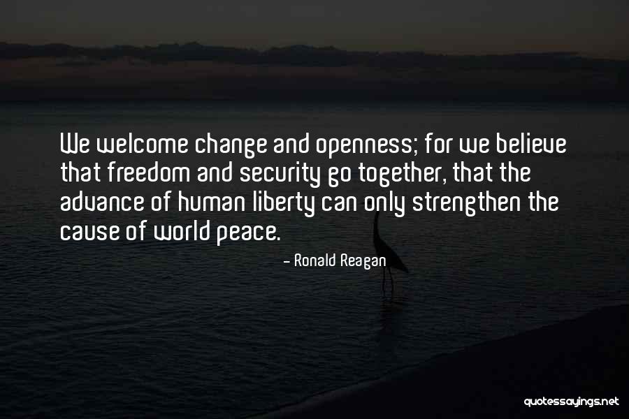 Cause Of Liberty Quotes By Ronald Reagan