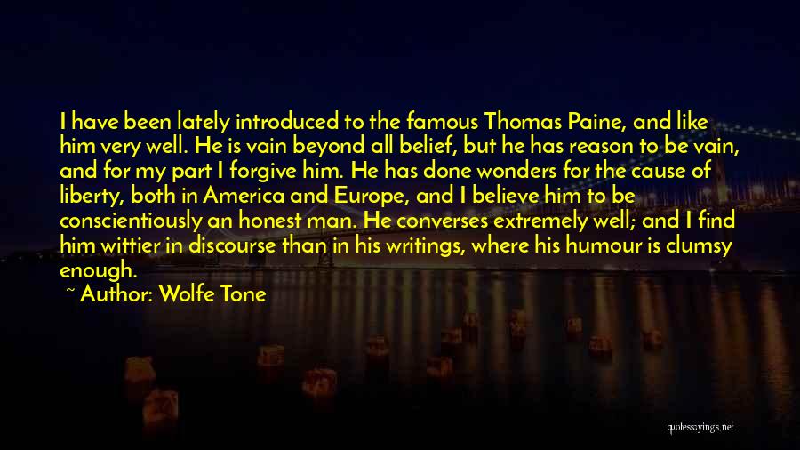 Cause Of Liberty Quotes By Wolfe Tone