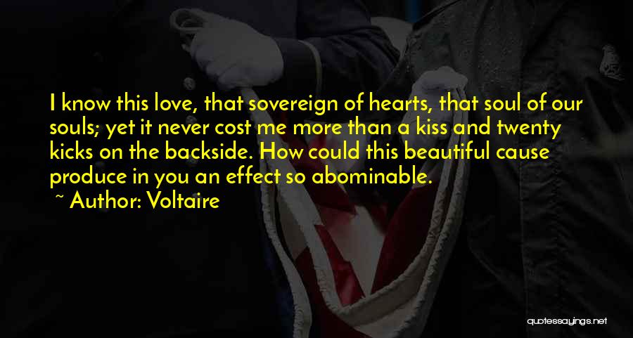 Cause Of You Quotes By Voltaire