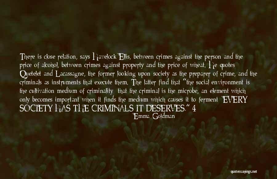 Causes Of Crime Quotes By Emma Goldman