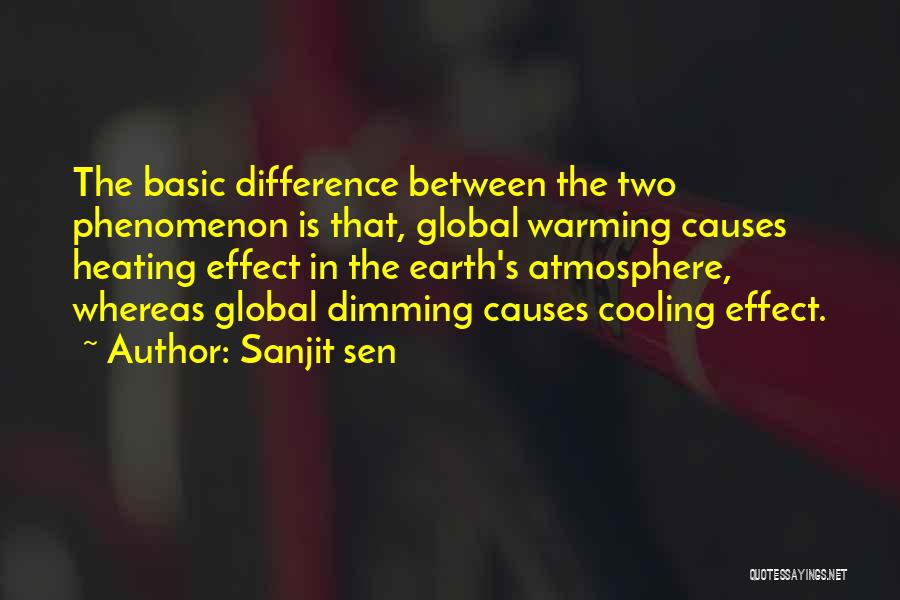 Causes Of Global Warming Quotes By Sanjit Sen