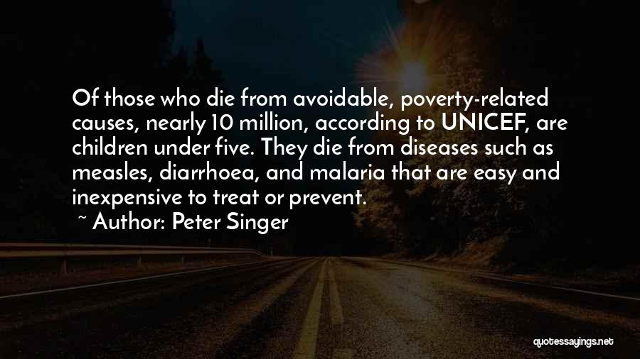 Causes Of Poverty Quotes By Peter Singer