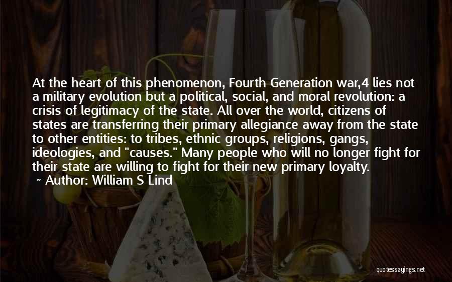 Causes Of Revolution Quotes By William S Lind
