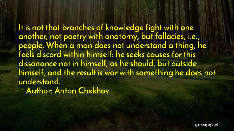 Causes Of War Quotes By Anton Chekhov