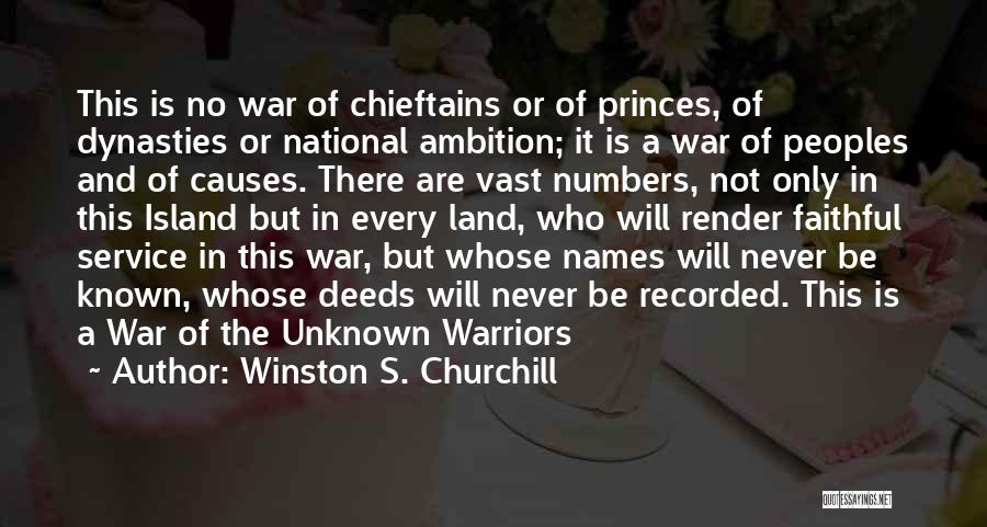 Causes Of War Quotes By Winston S. Churchill