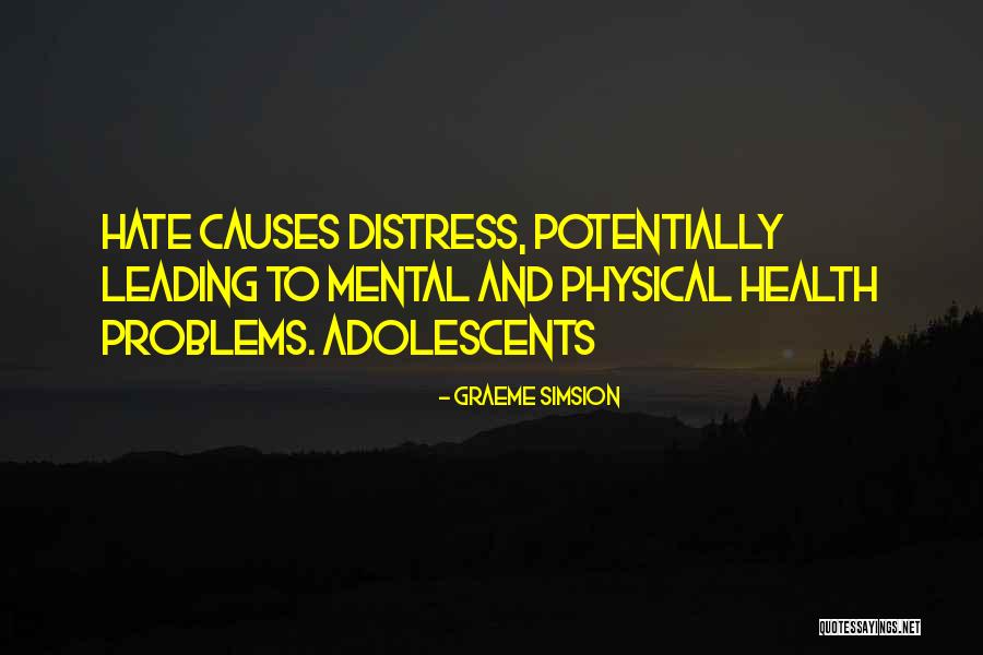 Causes Quotes By Graeme Simsion