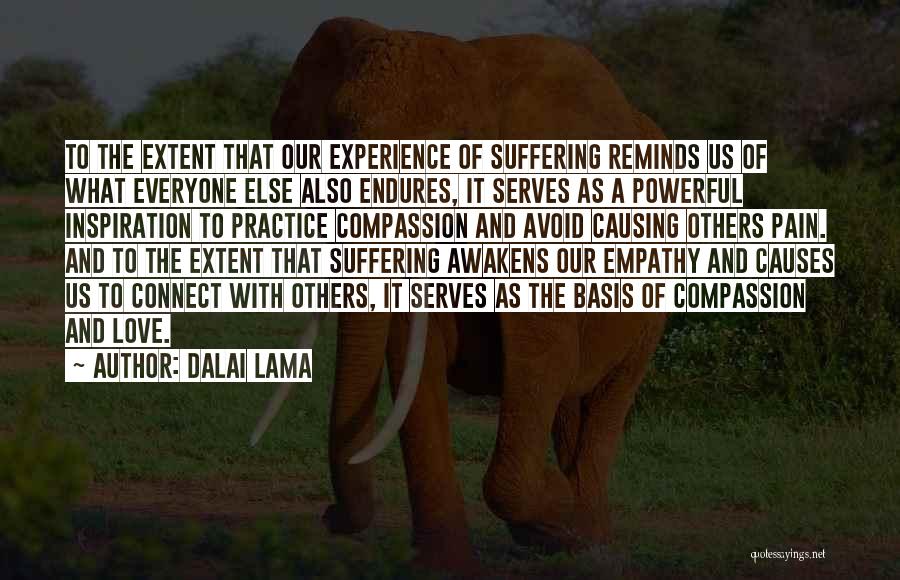 Causes Suffering Quotes By Dalai Lama