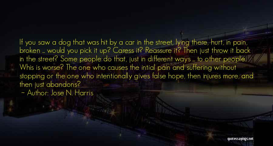 Causes Suffering Quotes By Jose N. Harris