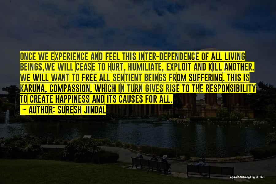 Causes Suffering Quotes By Suresh Jindal