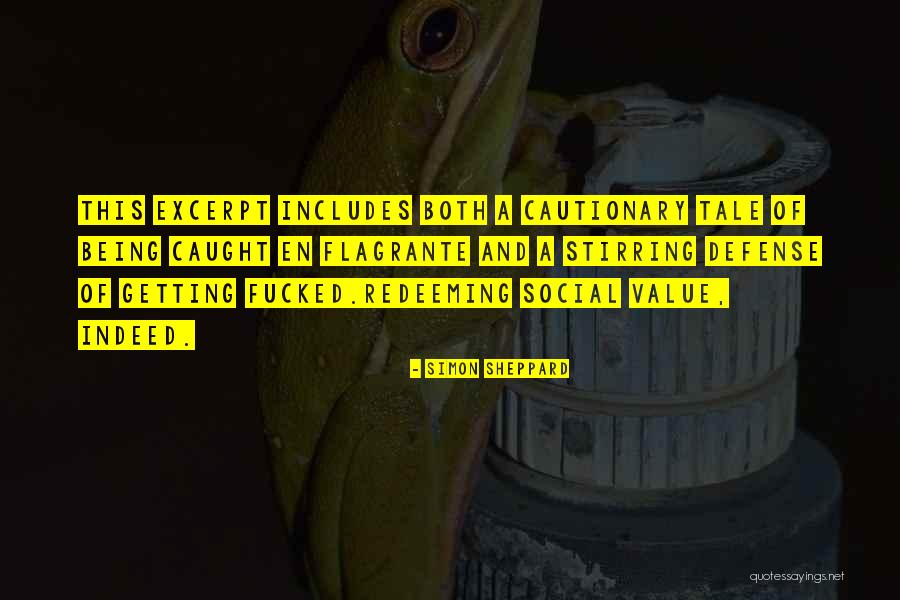 Cautionary Tale Quotes By Simon Sheppard Cautionary Tale Quotes By Simon Sheppard
