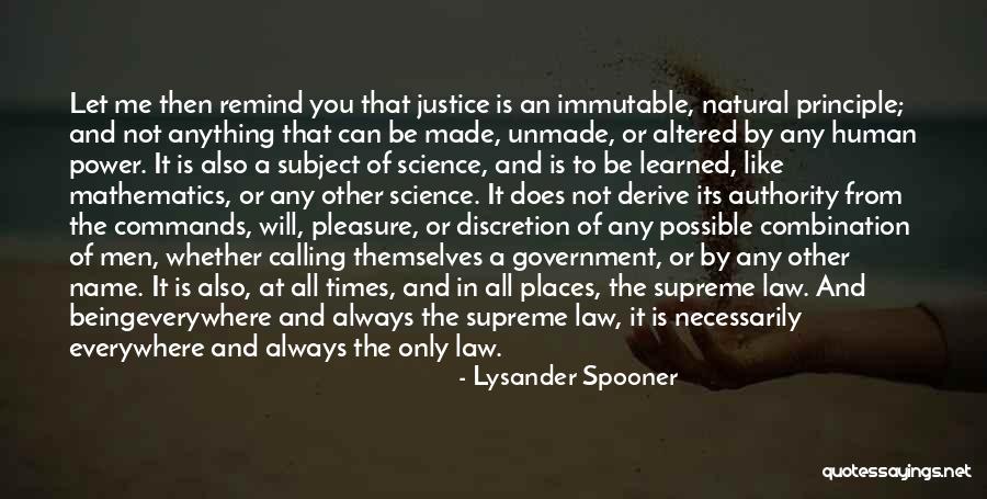 Cavannah Quotes By Lysander Spooner Cavannah Quotes By Lysander Spooner