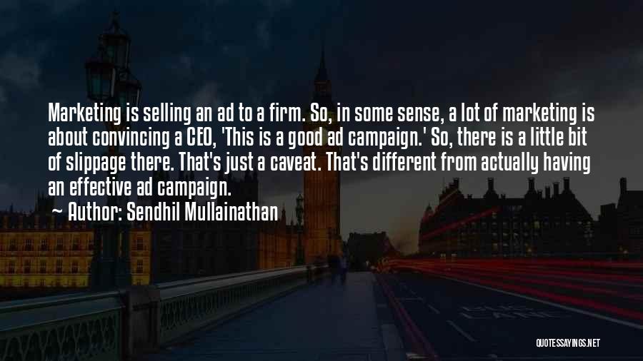 Caveat Quotes By Sendhil Mullainathan