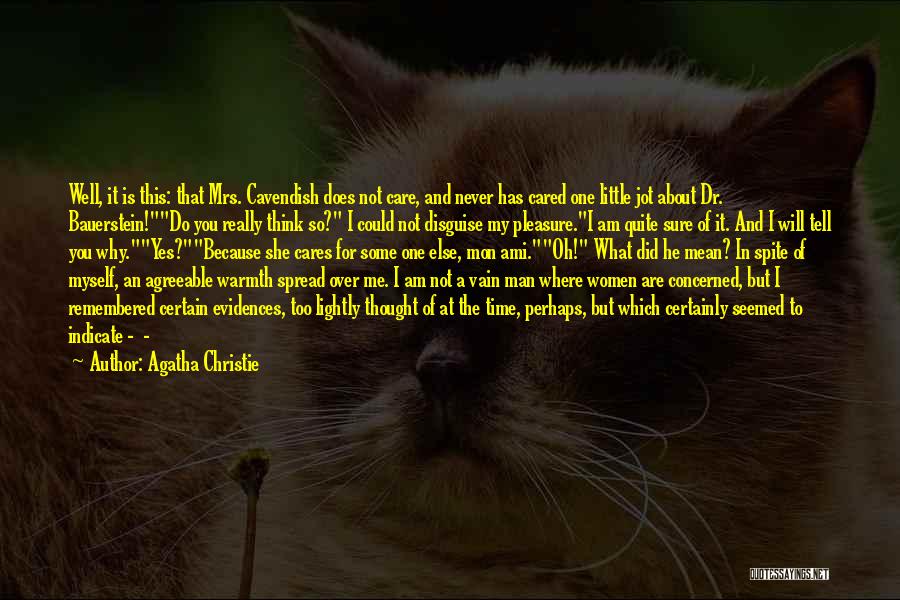 Cavendish Quotes By Agatha Christie