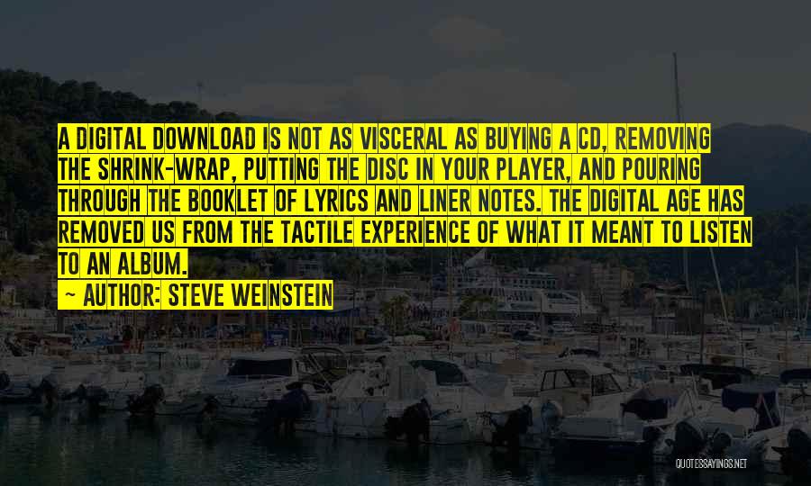 Cd Player Quotes By Steve Weinstein