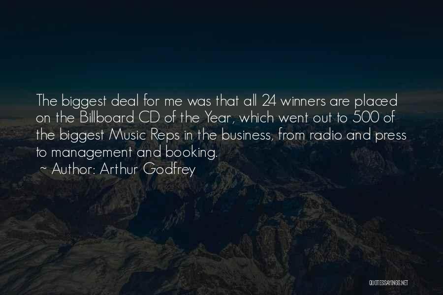 Cd Press Quotes By Arthur Godfrey