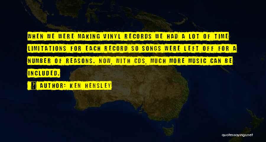 Cds Quotes By Ken Hensley