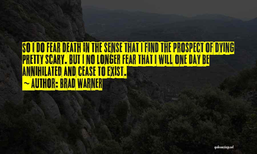 Cease To Exist Quotes By Brad Warner