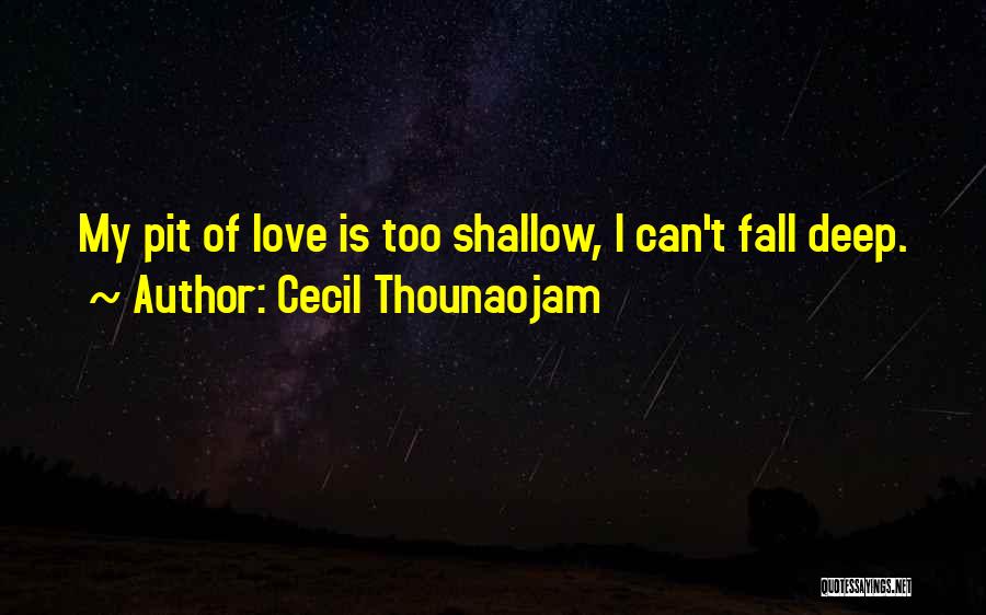 Cecil Thounaojam Quotes 581895