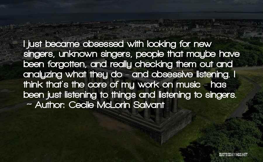 Cecile Quotes By Cecile McLorin Salvant