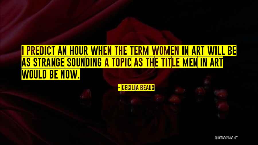 Cecilia Beaux Quotes 1130085