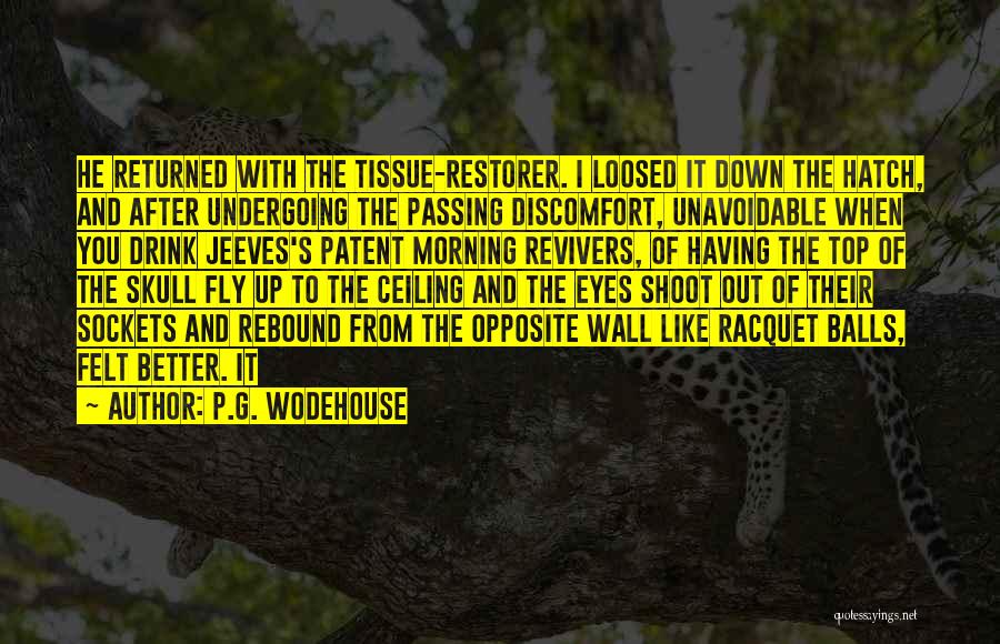 Ceiling And Wall Quotes By P.G. Wodehouse