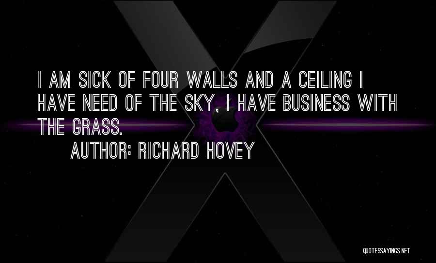 Ceiling And Wall Quotes By Richard Hovey