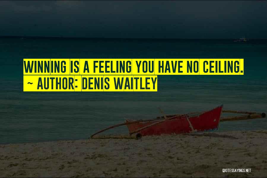Ceilings Quotes By Denis Waitley