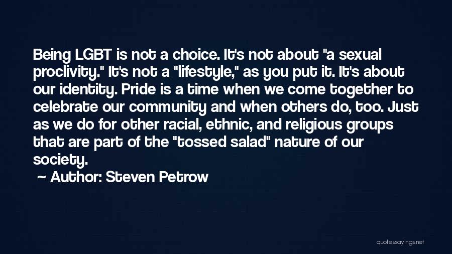 Celebrate Pride Quotes By Steven Petrow