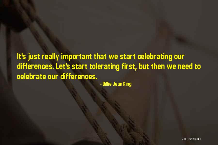 Celebrating Others Quotes By Billie Jean King Celebrating Others Quotes By Billie Jean King
