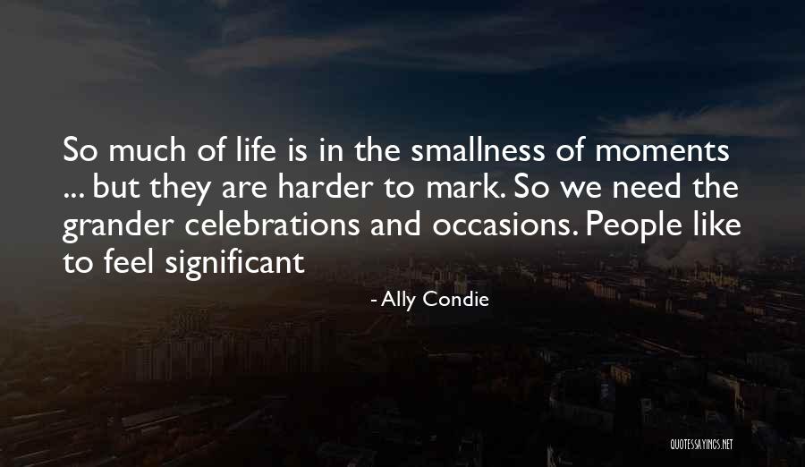 Celebrations Quotes By Ally Condie