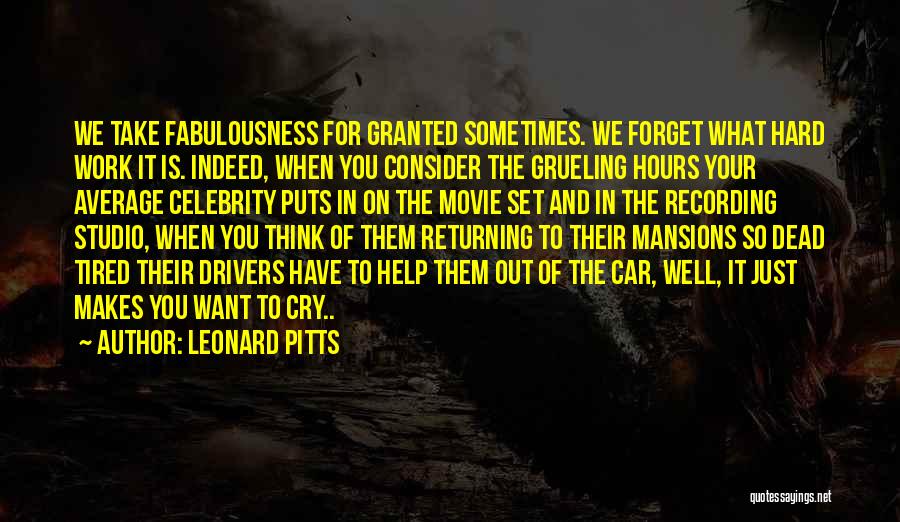 Celebrity Movie Quotes By Leonard Pitts