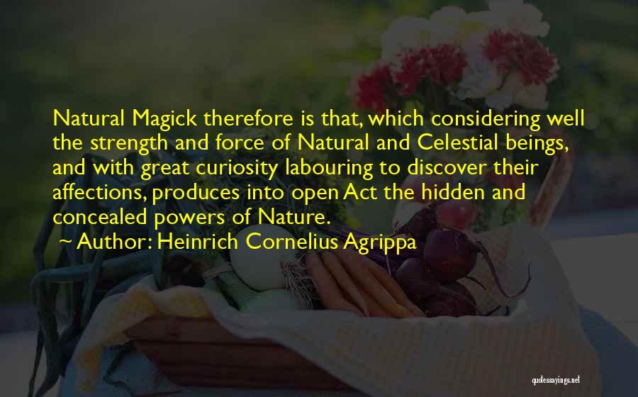 Celestial Beings Quotes By Heinrich Cornelius Agrippa