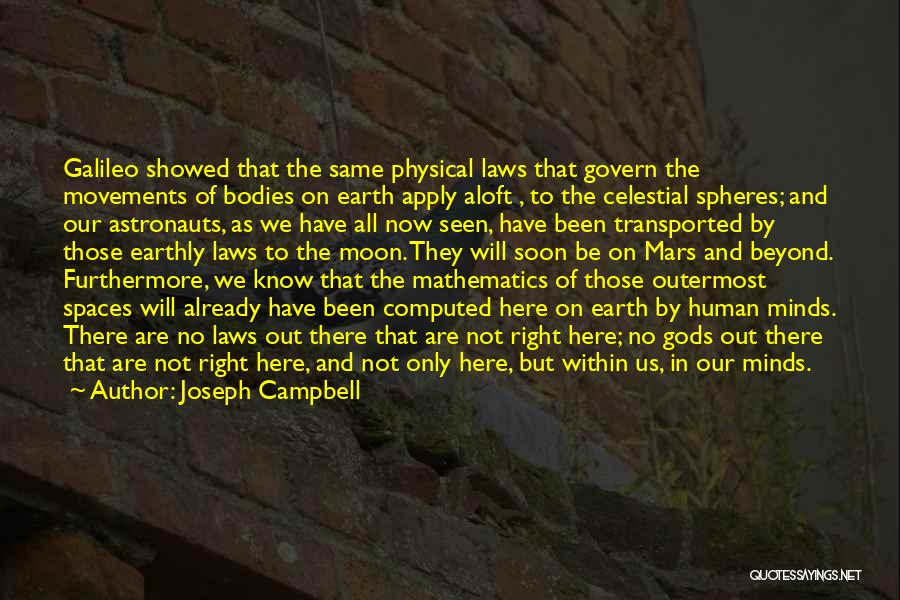 Celestial Spheres Quotes By Joseph Campbell