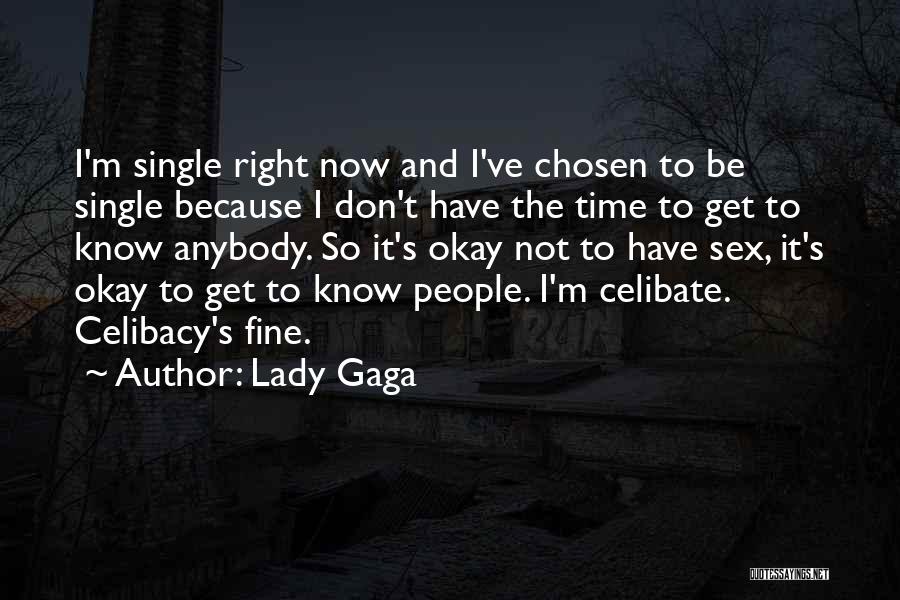 Celibacy Quotes By Lady Gaga