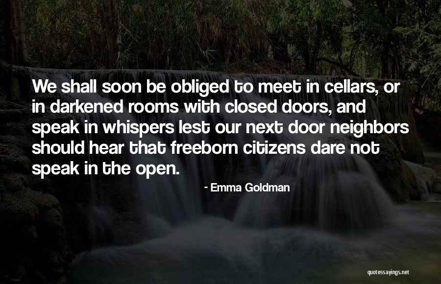 Cellars Quotes By Emma Goldman