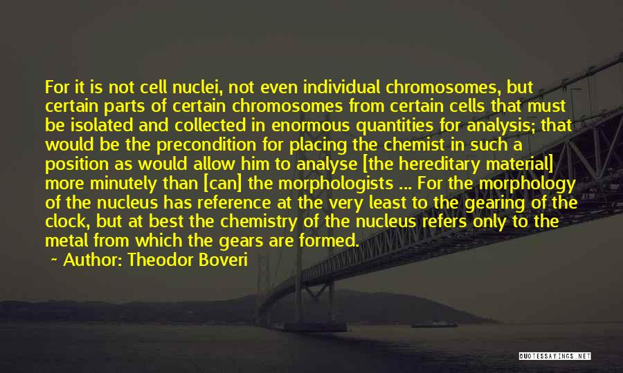Cells In Biology Quotes By Theodor Boveri