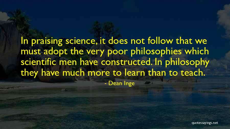 Cemalettin Bekpen Quotes By Dean Inge