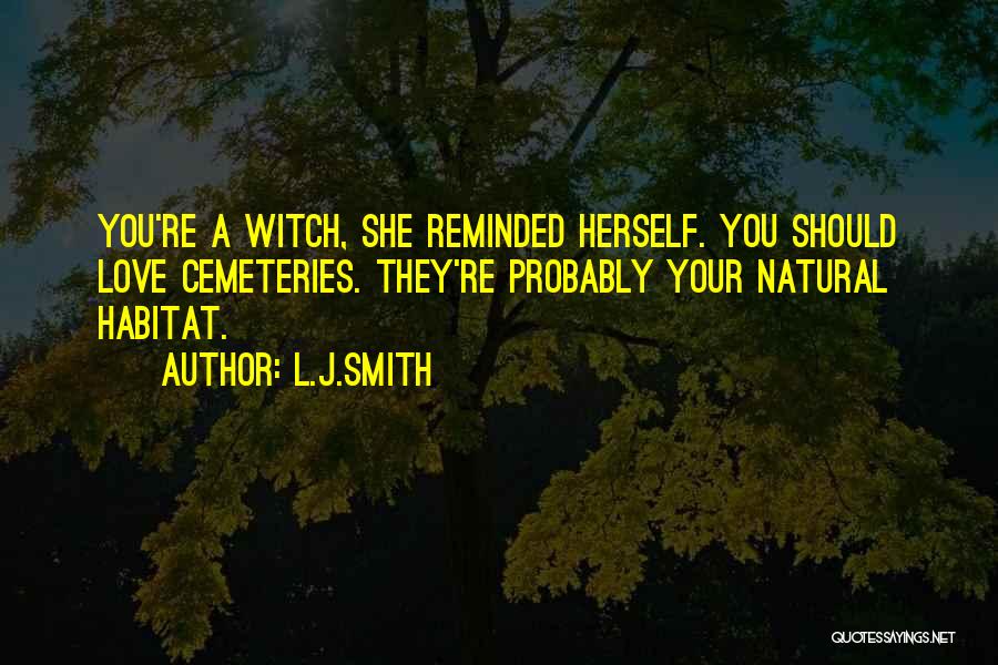 Cemeteries Quotes By L.J.Smith