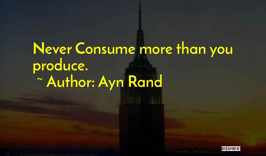 Cenan Bakery Quotes By Ayn Rand