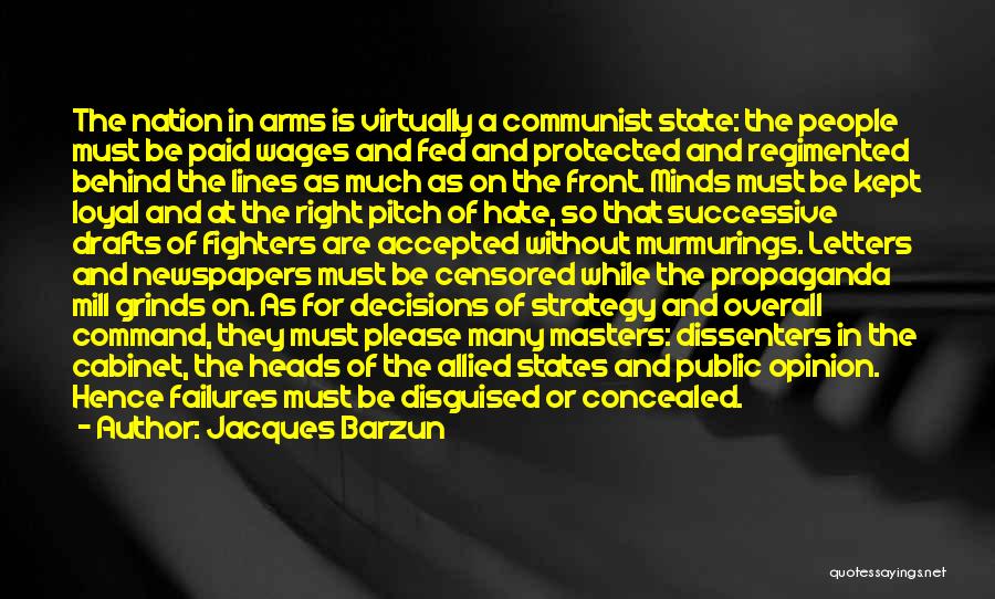 Censored Quotes By Jacques Barzun