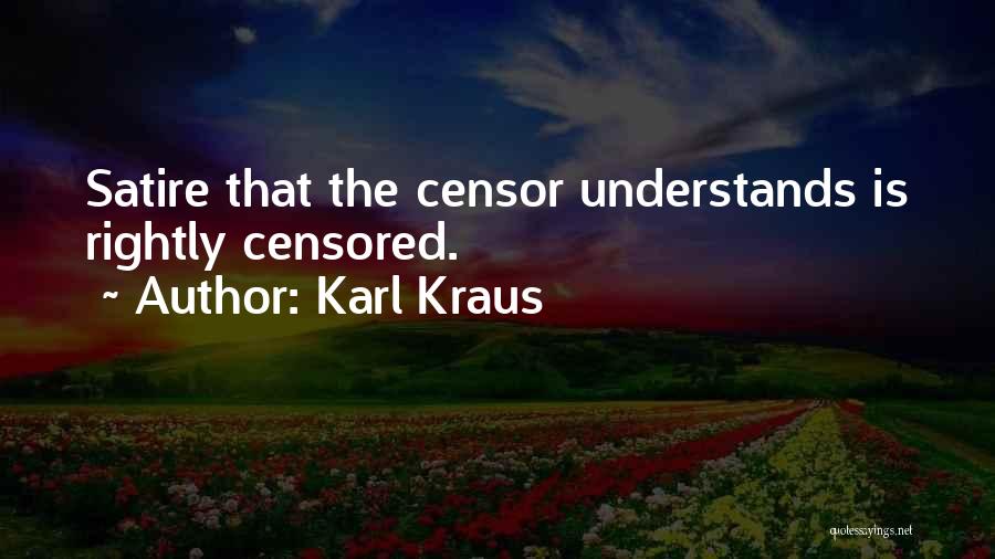 Censored Quotes By Karl Kraus