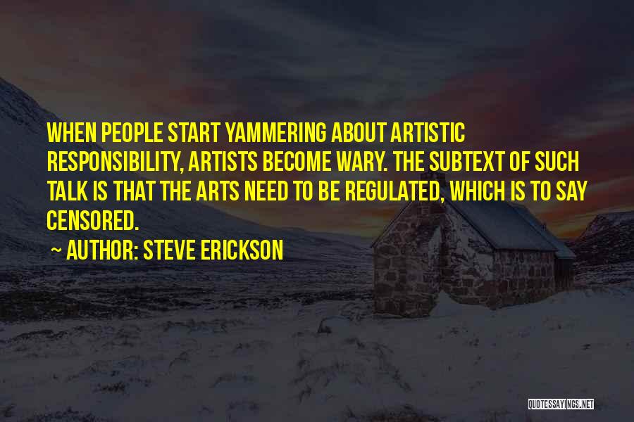 Censored Quotes By Steve Erickson