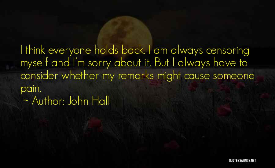 Censoring Quotes By John Hall