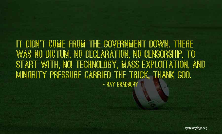 Censorship And Government Quotes By Ray Bradbury Censorship And Government Quotes By Ray Bradbury