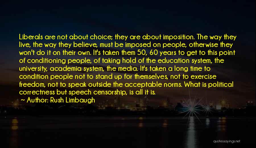 Censorship Of Media Quotes By Rush Limbaugh